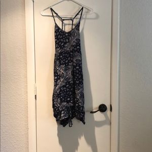 Socialite Blue Bandanna Dress